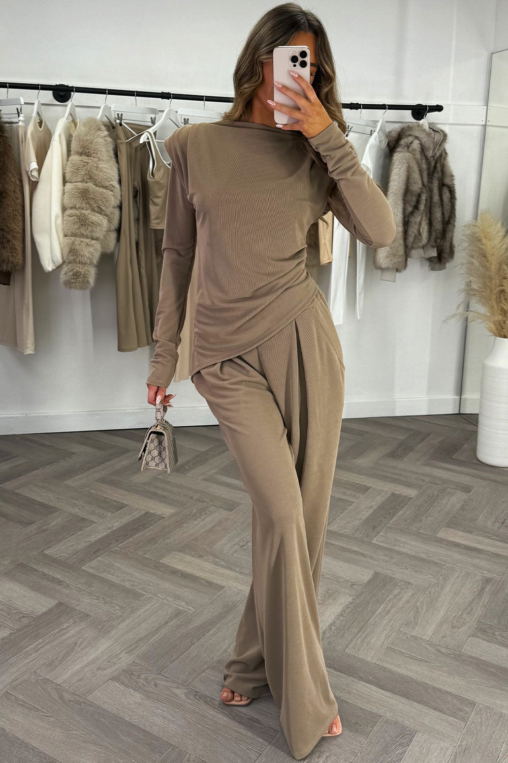 womens top and trouser going out day to night outfit co ord set