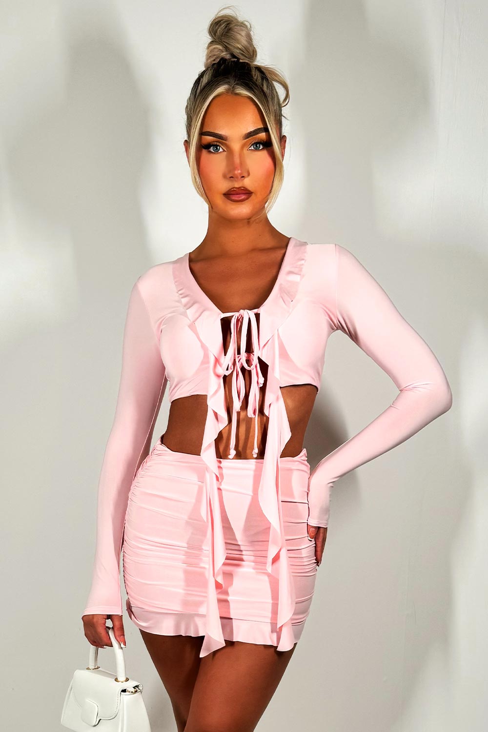 festival skirt and top co ord set going out holiday outfit