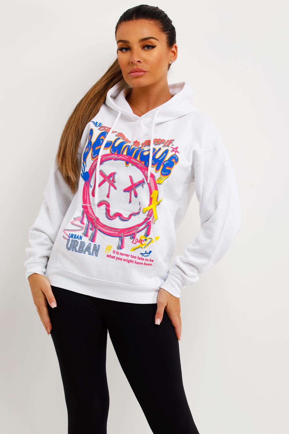 womens oversized hooded jacket