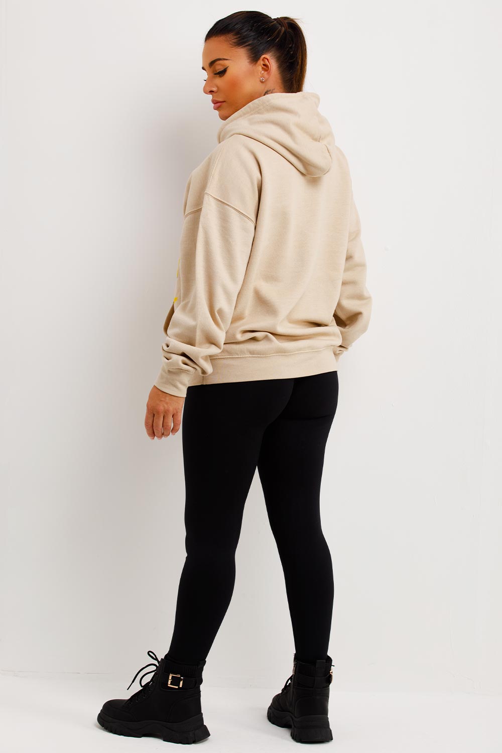 womens oversized hooded sweatshirt