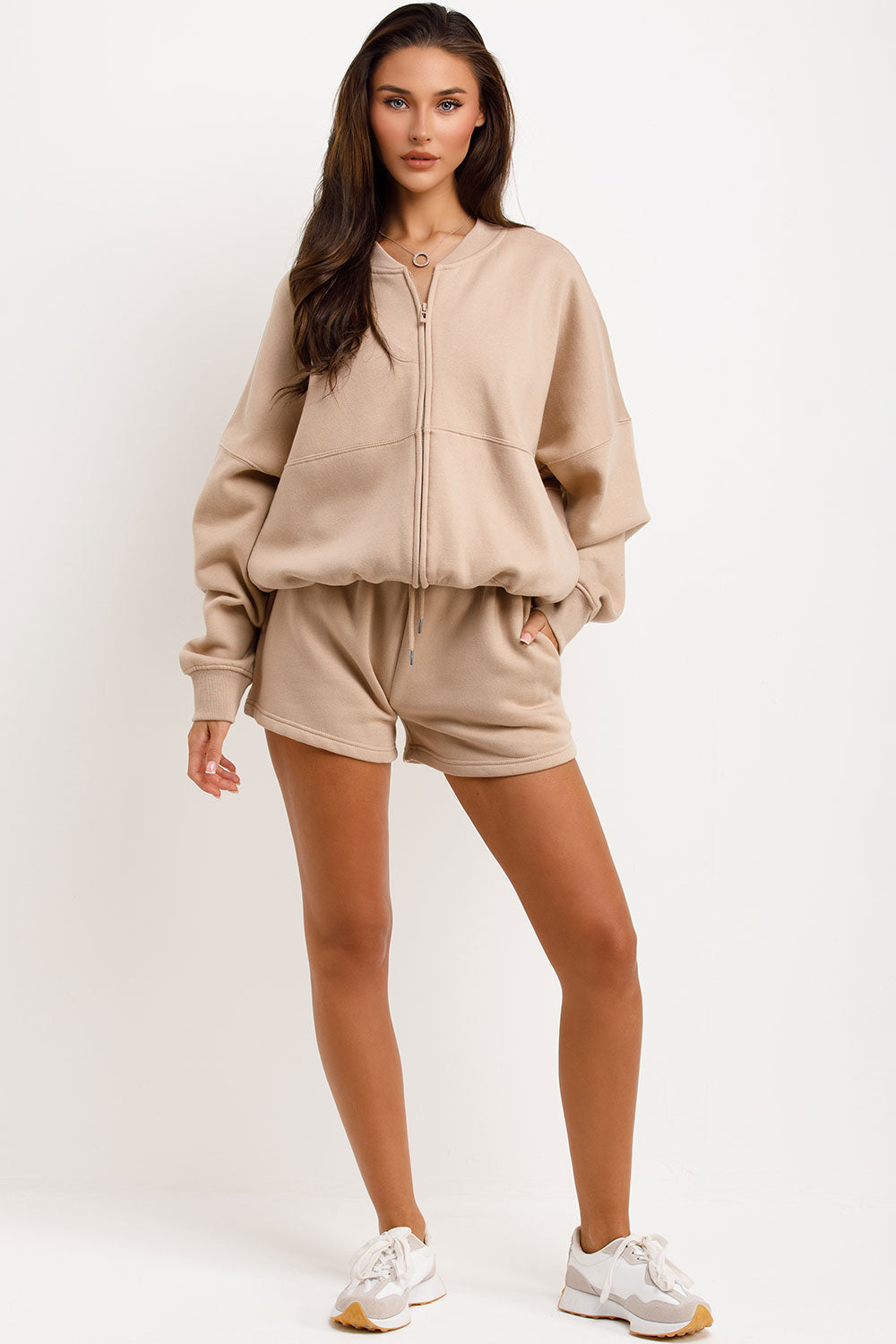 womens short tracksuit summer lounge set airport outfit