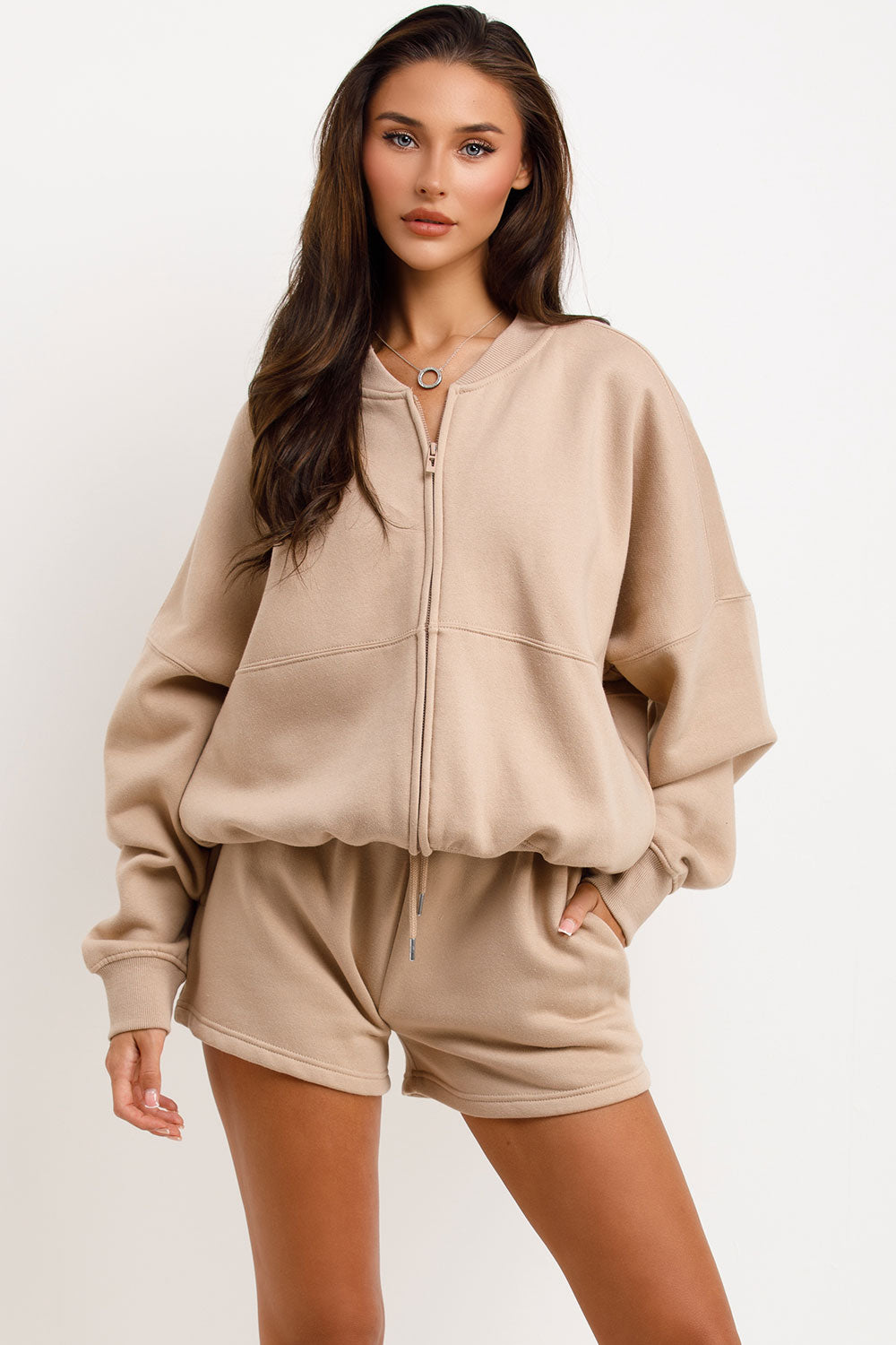 womens shorts tracksuit summer loungewear set