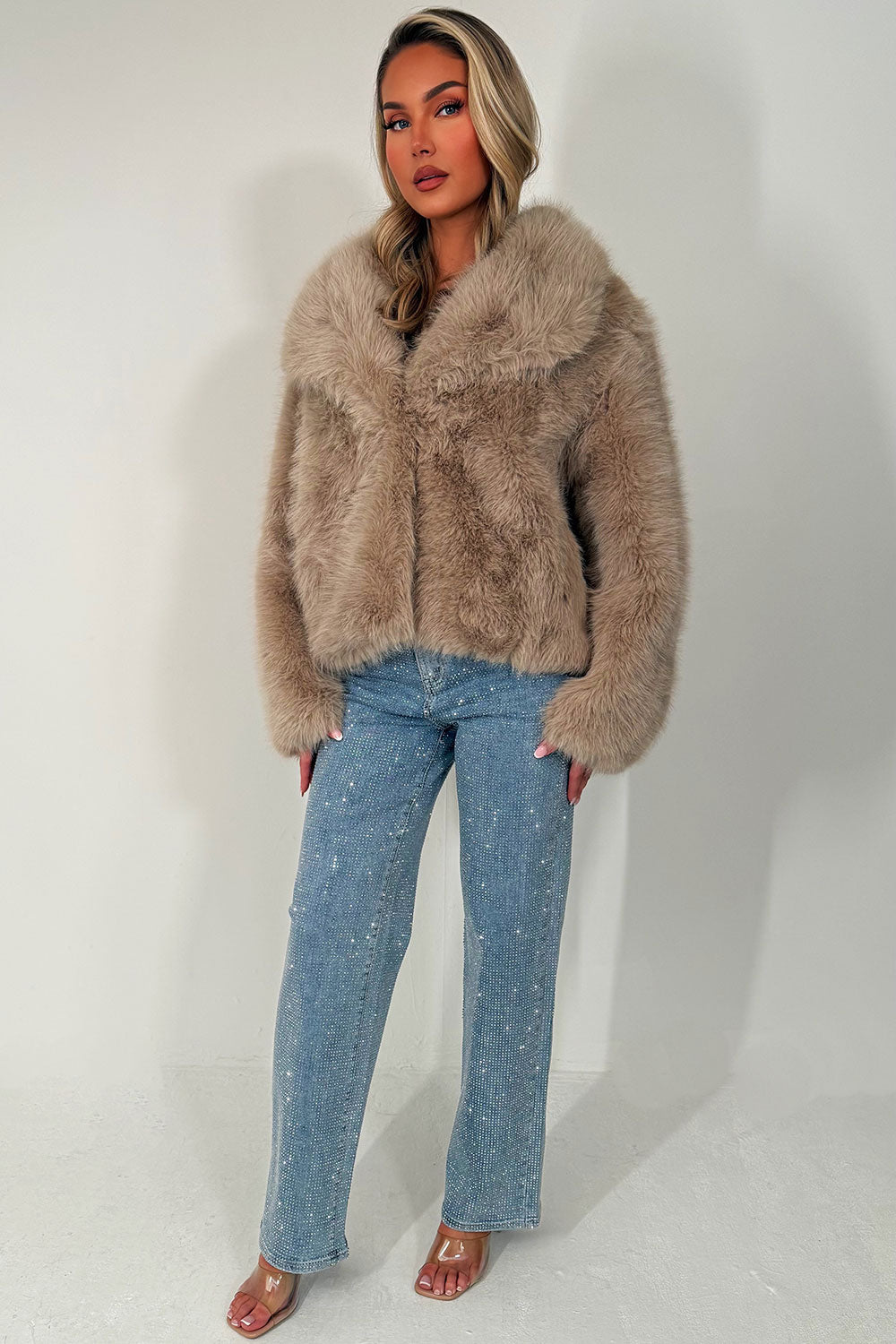 styledup fur jacket for womens