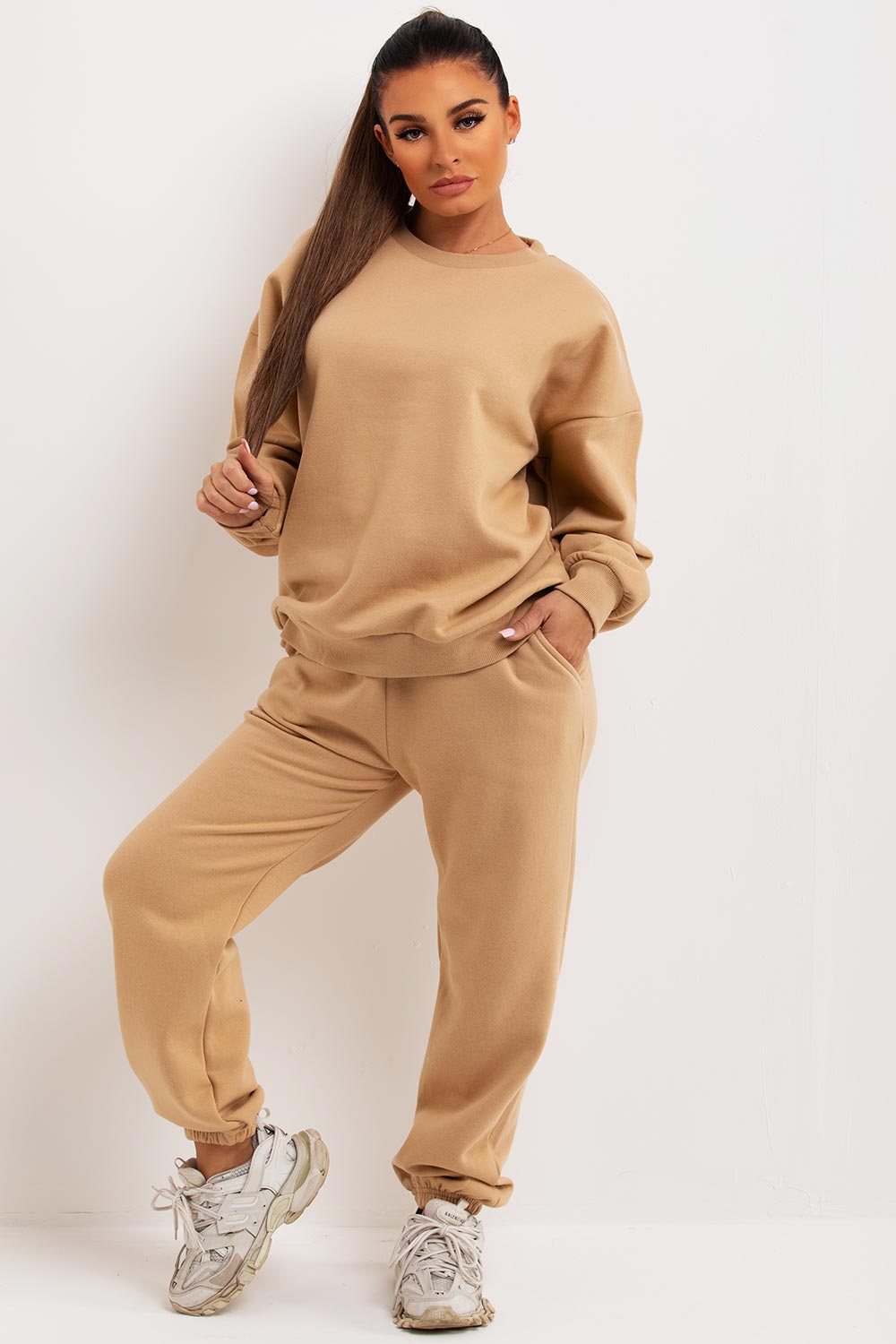 womens oversized tracksuit set