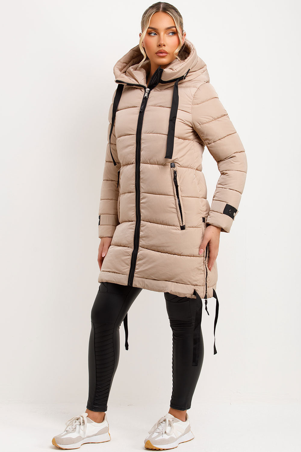 womens long winter coat with hood styledup