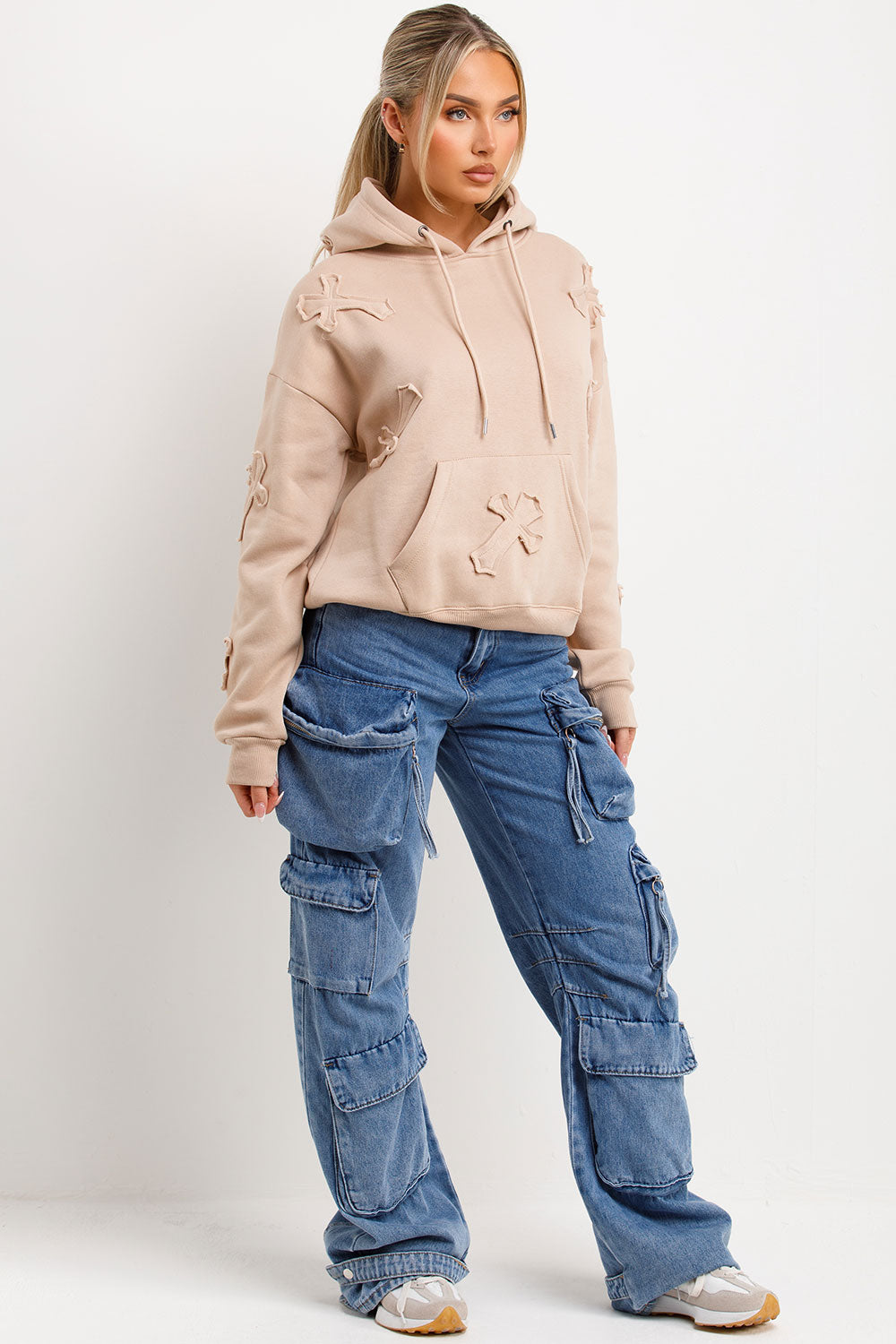 cross hoodie for womens