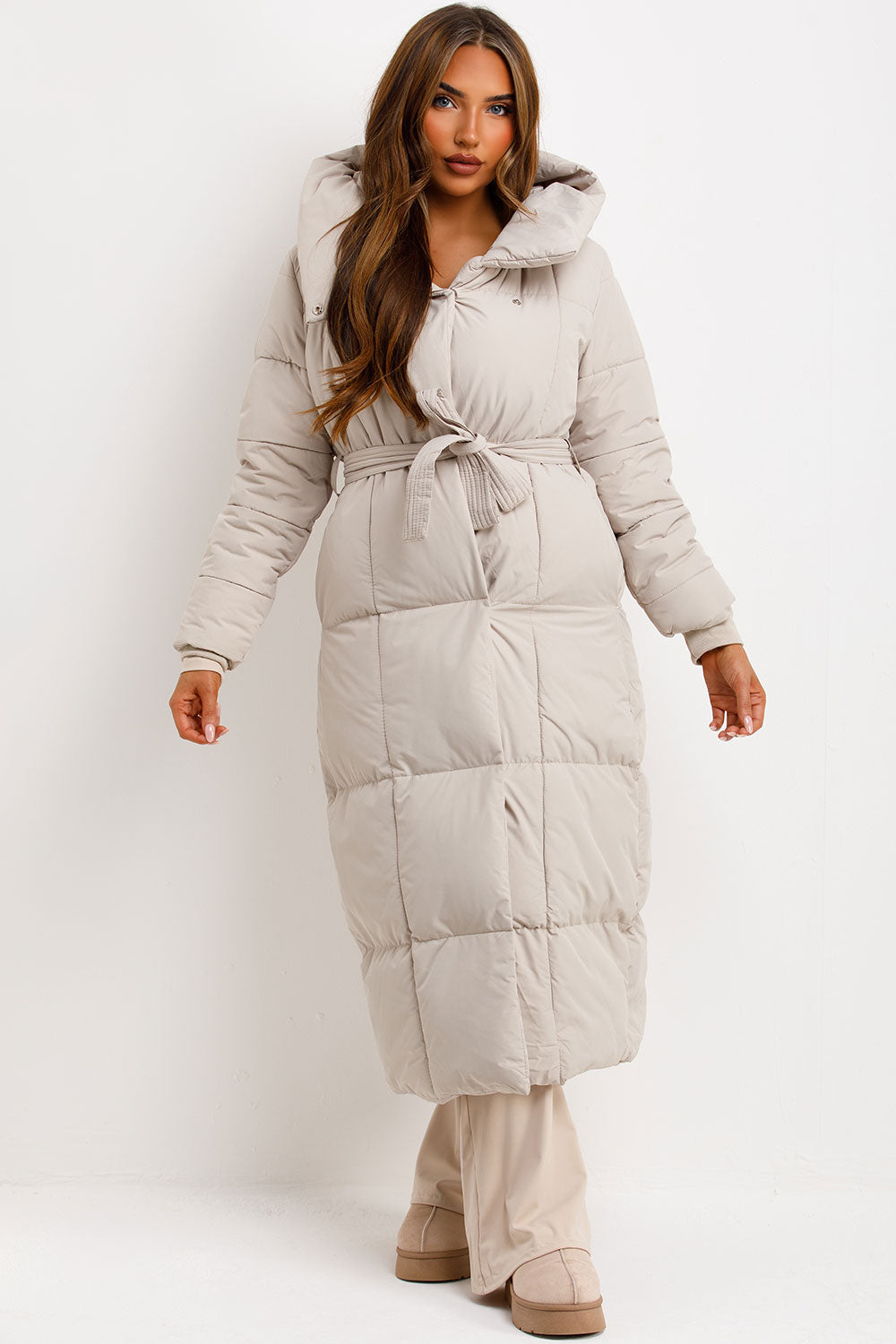 womens long puffer coat for winter styledup