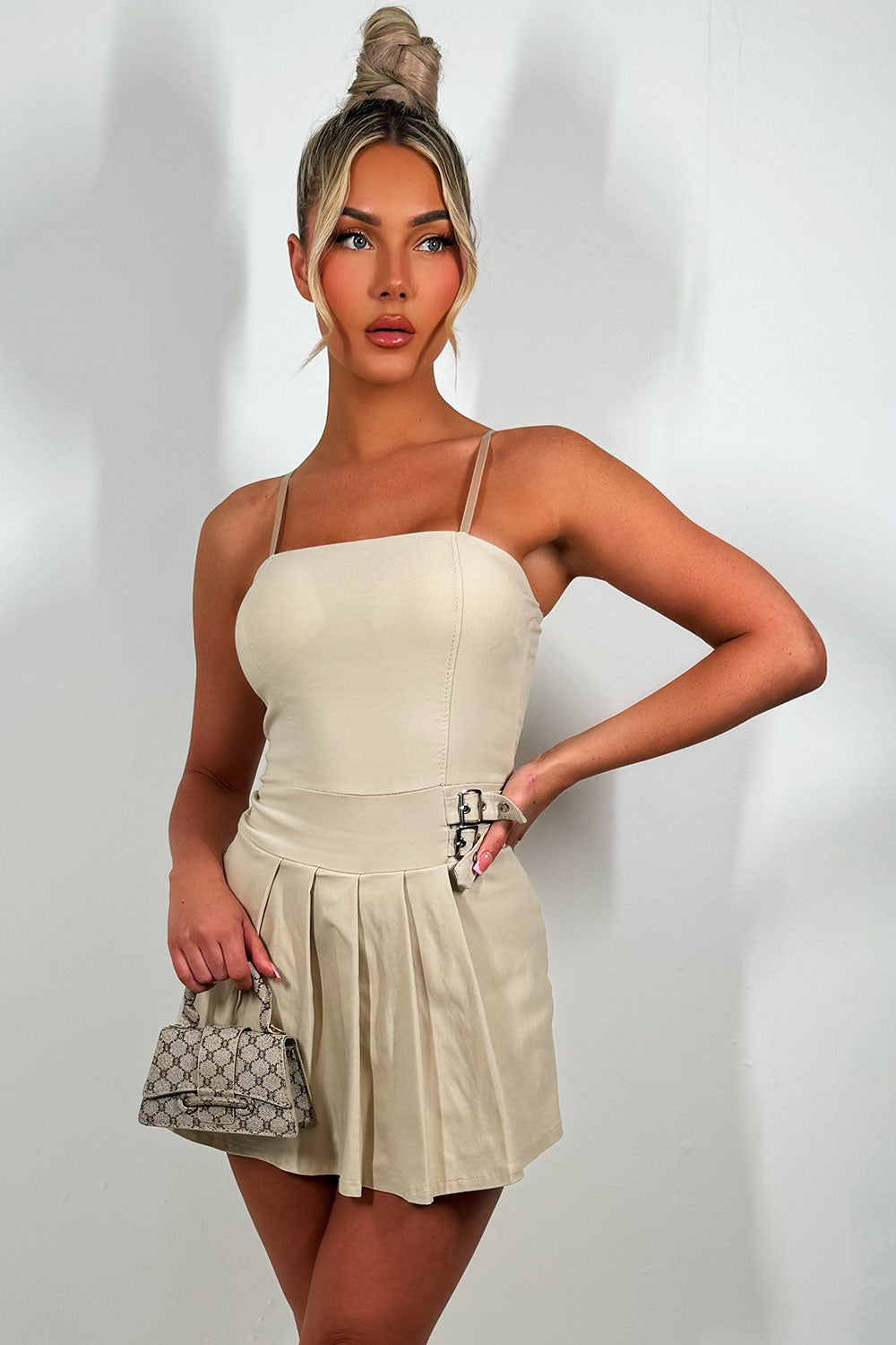skort dress with adjustable straps