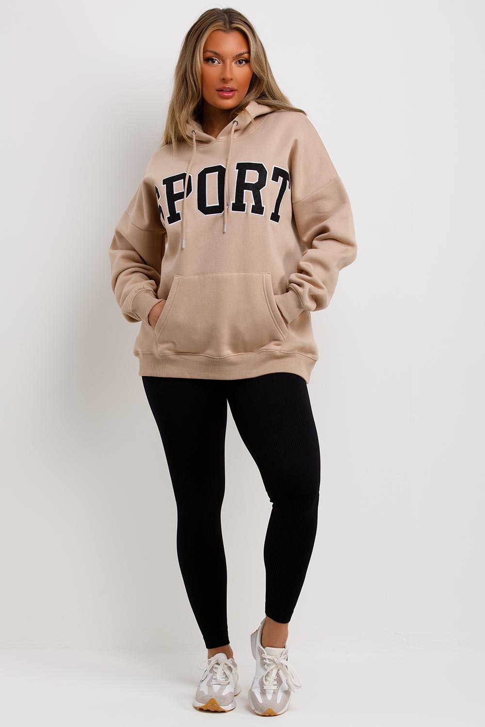 sport hoodie oversized sweatshirt