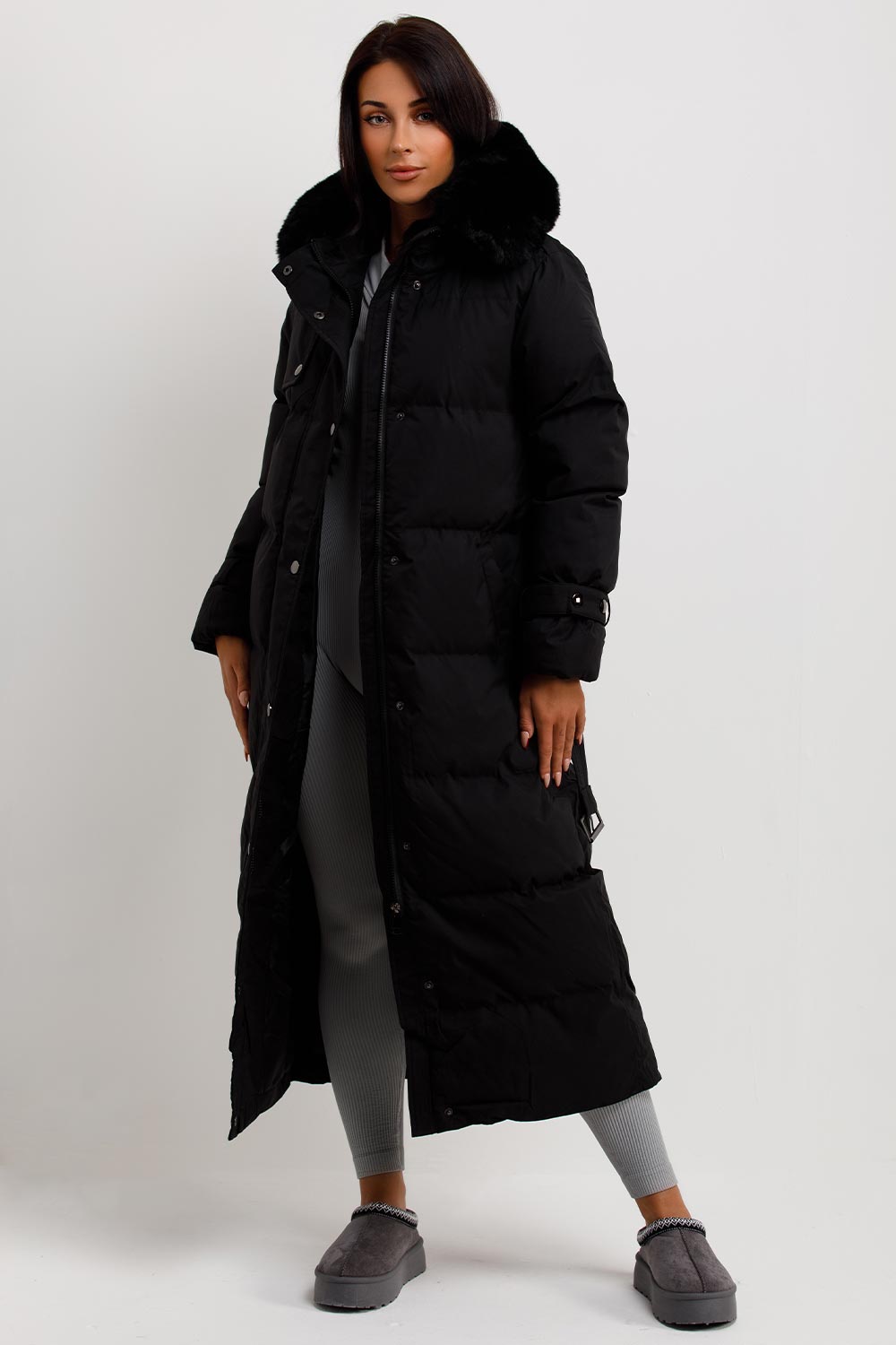 womens puffer trench coat uk