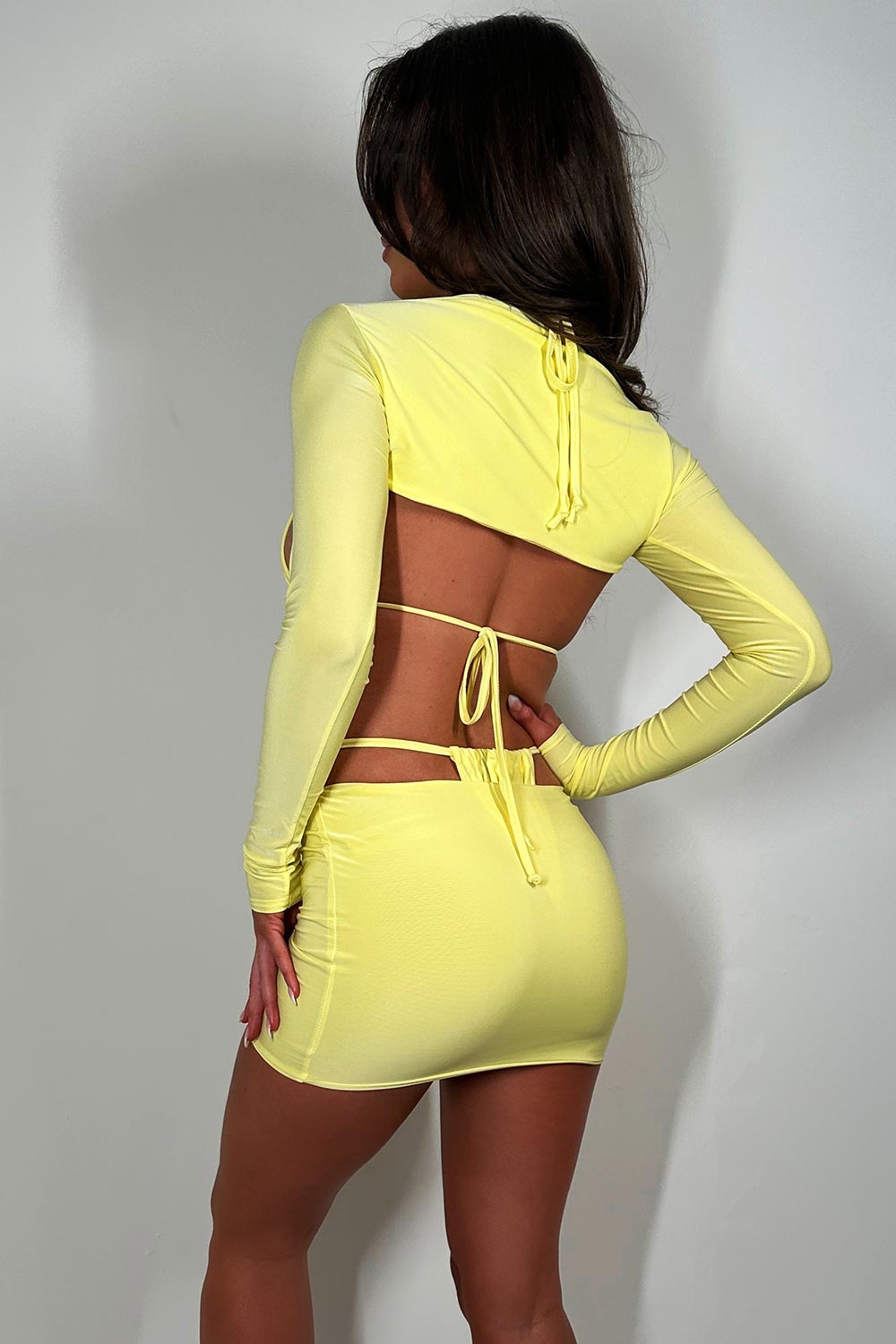 crop top skirt and bikini co ord festival outfit