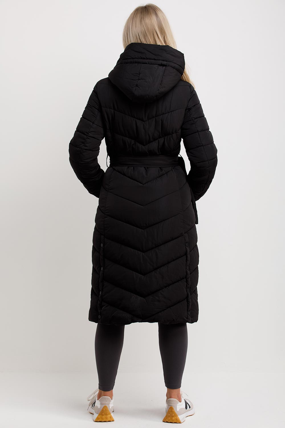 womens long padded coat