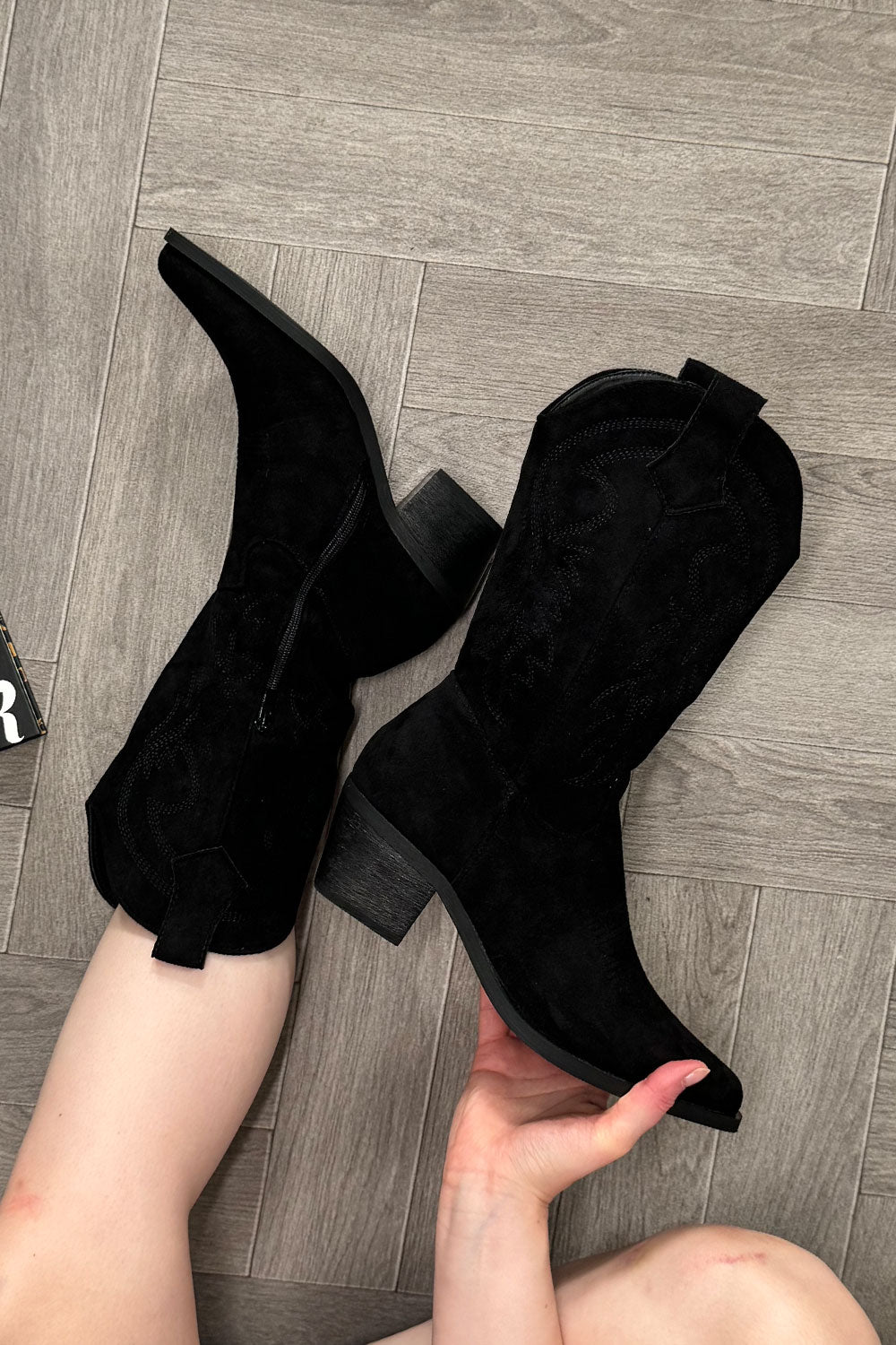 cowboy boots calf length womens uk