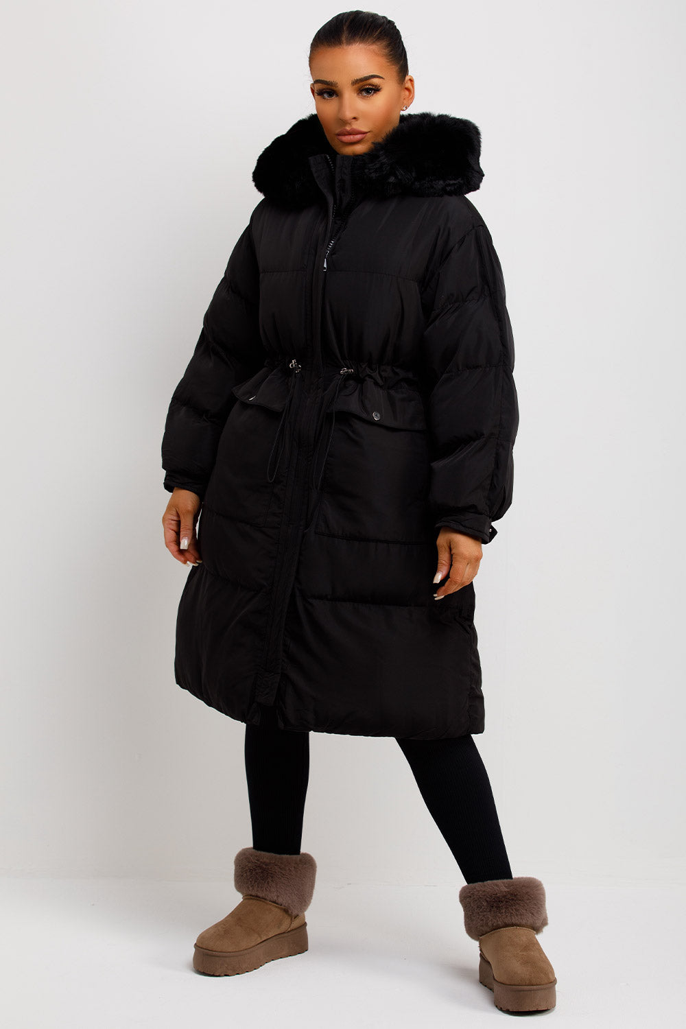 long down coat womens