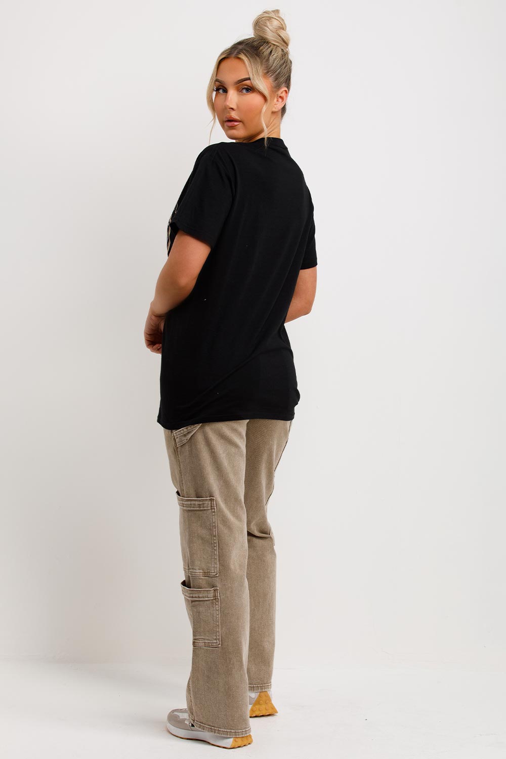 womens teddy bear graphic t shirt oversized