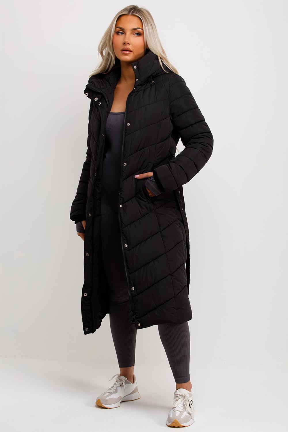 long puffer jacket woman uk