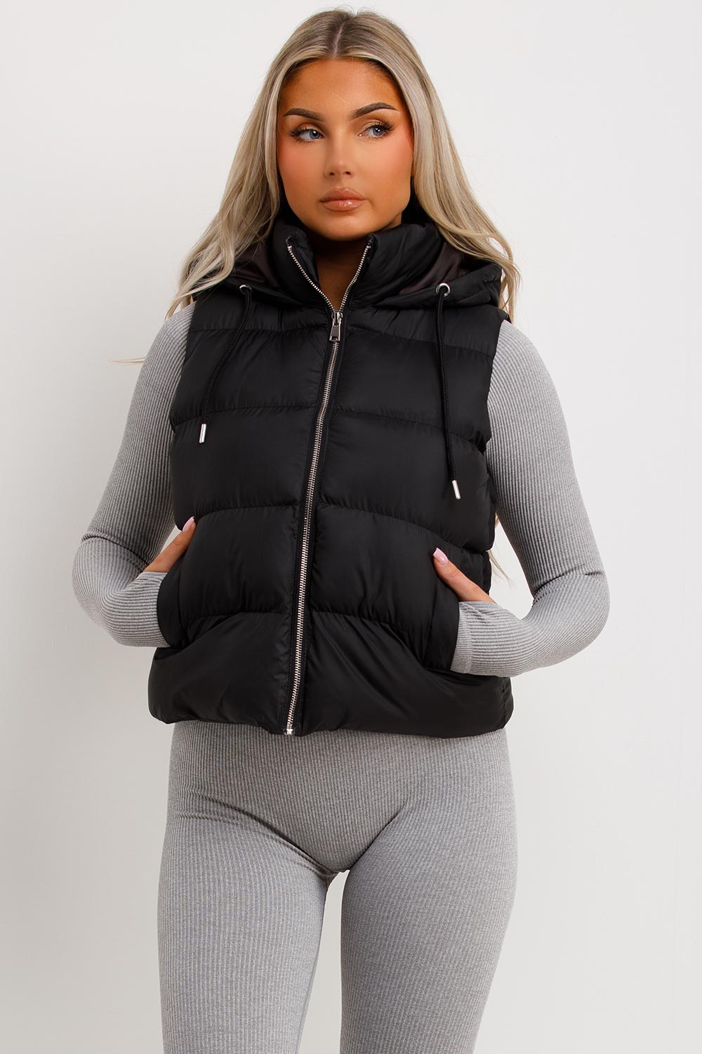 womens puffer gilet bodywarmer