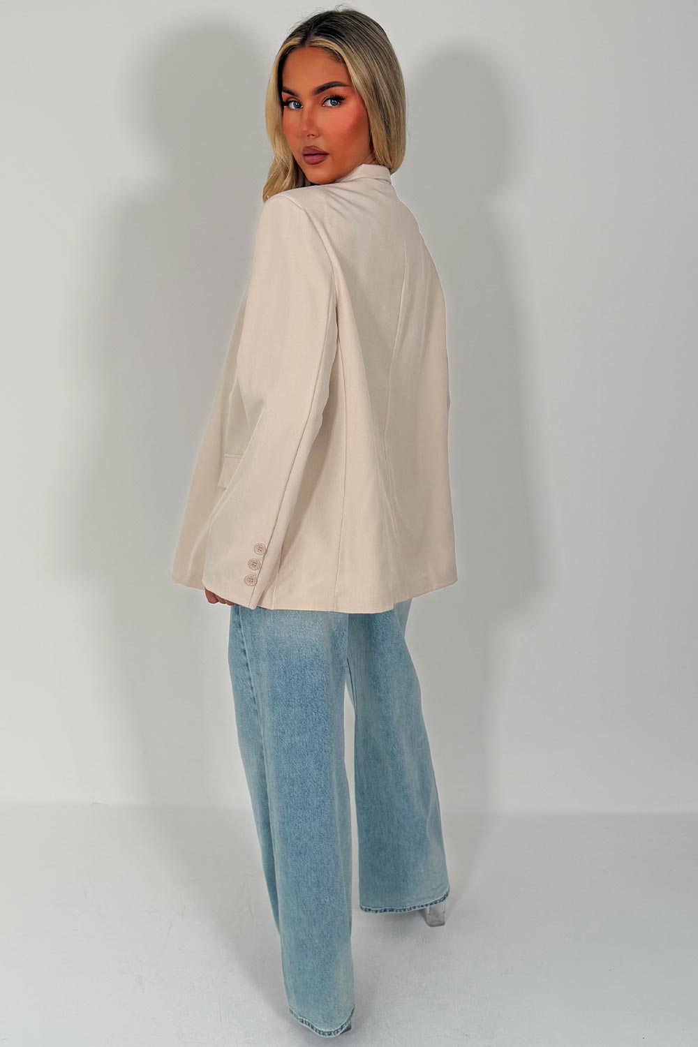 cross over tailored blazer jacket zara womens uk styledup sale