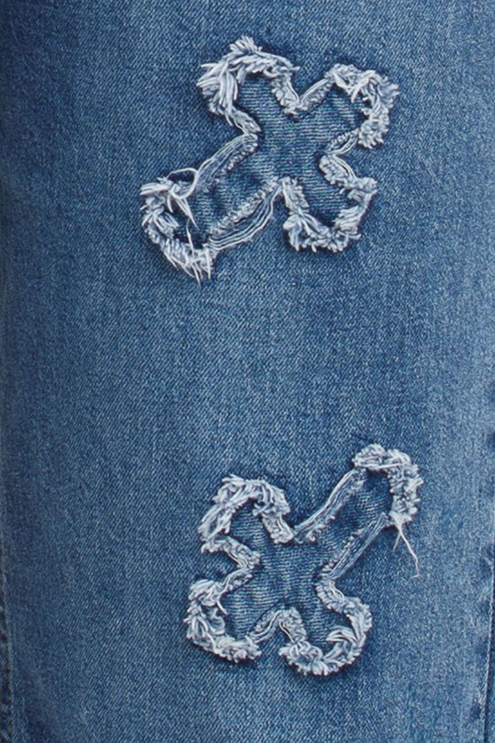 womens straight leg jeans with crosses