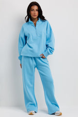 womens sweatshirt and joggers loungewear set airport outfit