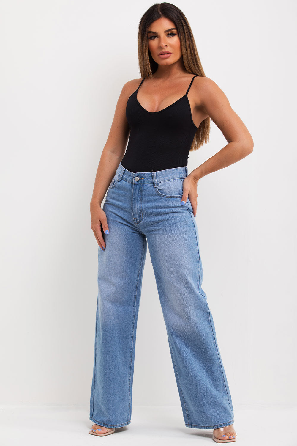 black ribbed bodysuit skims uk