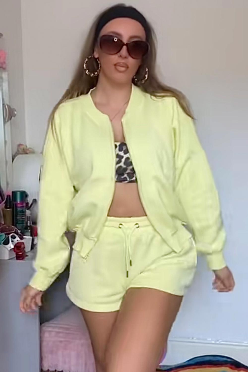 bomber short tracksuit co ord styledup fashion