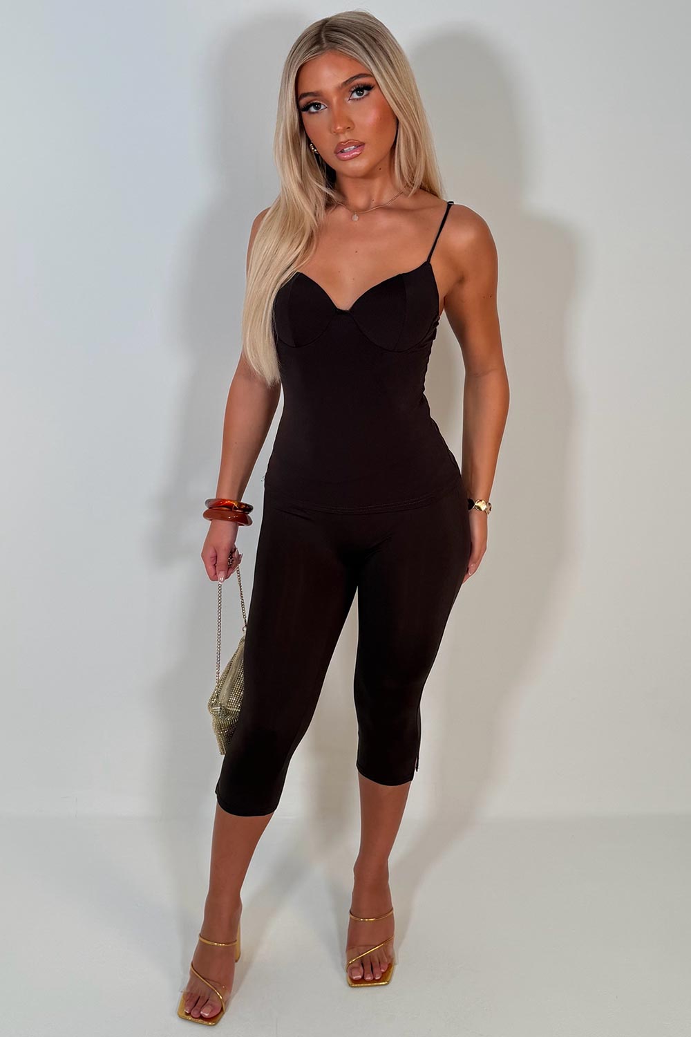 high waist capri pants premium quality styledup uk