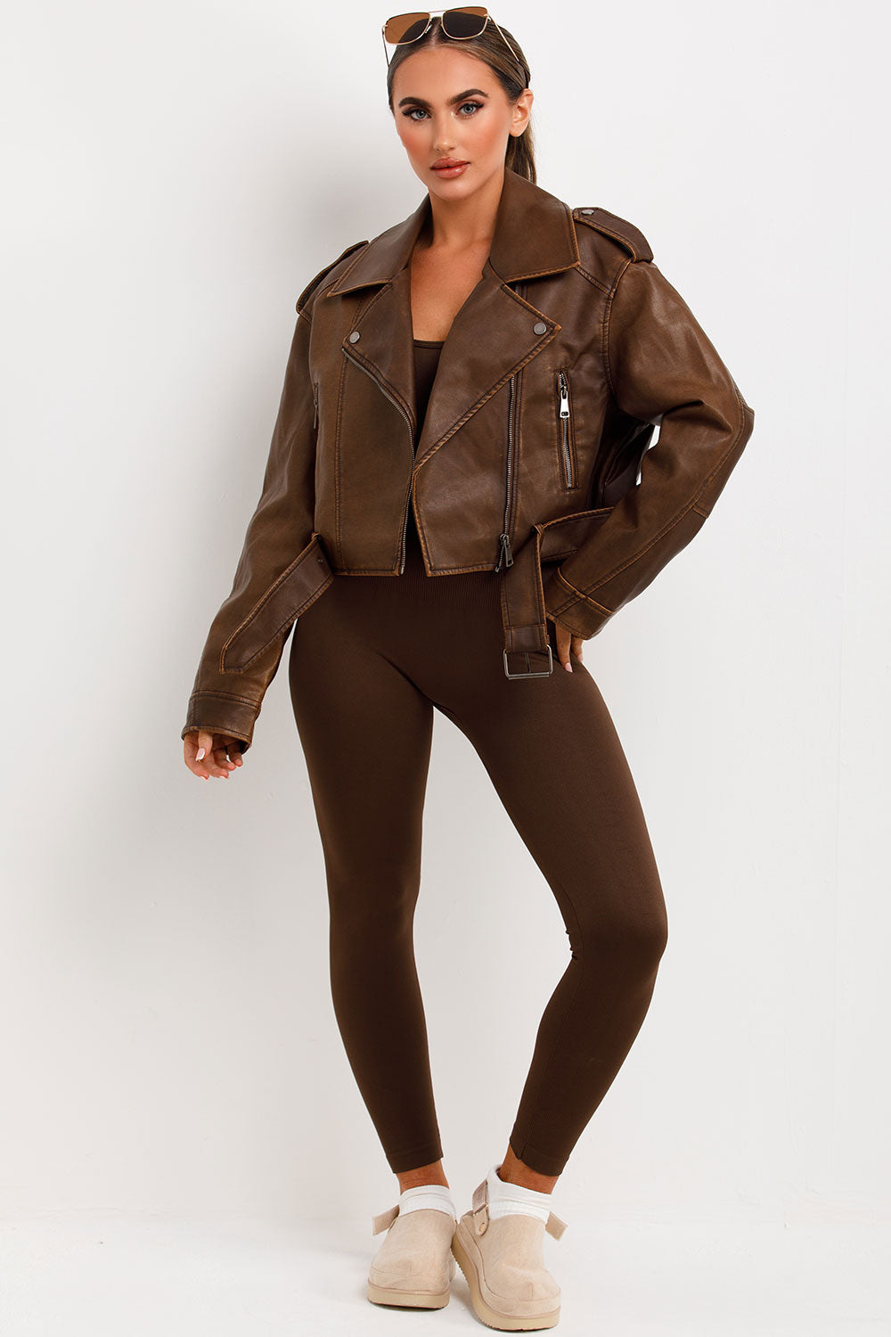 zara womens faux leather jacket sale