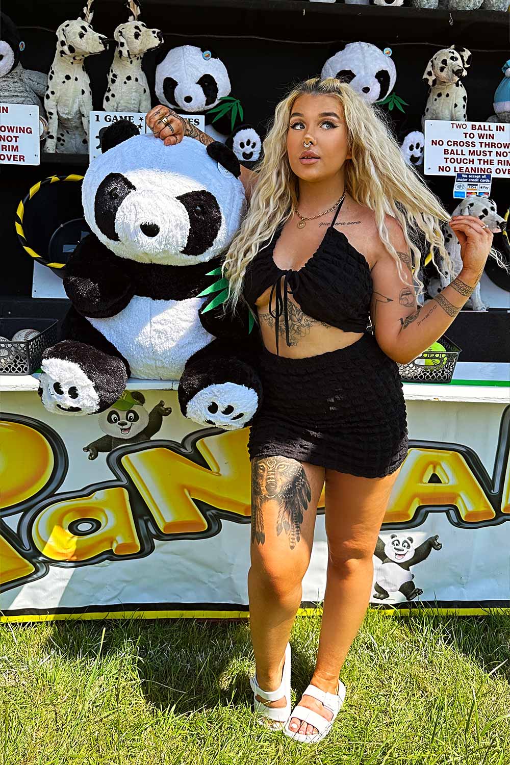 bubble skirt and top co ord festival outfit