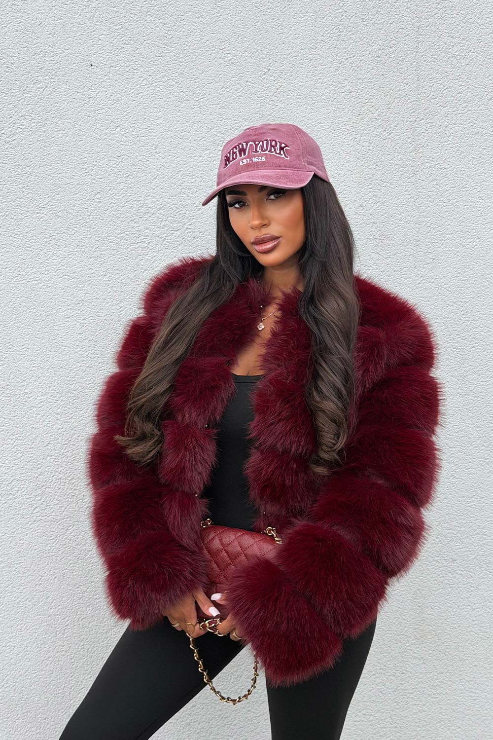 faux fur coat for winter womens uk
