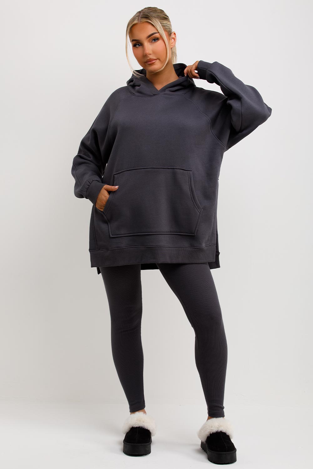 womens hoodie and leggings set loungewear co ord