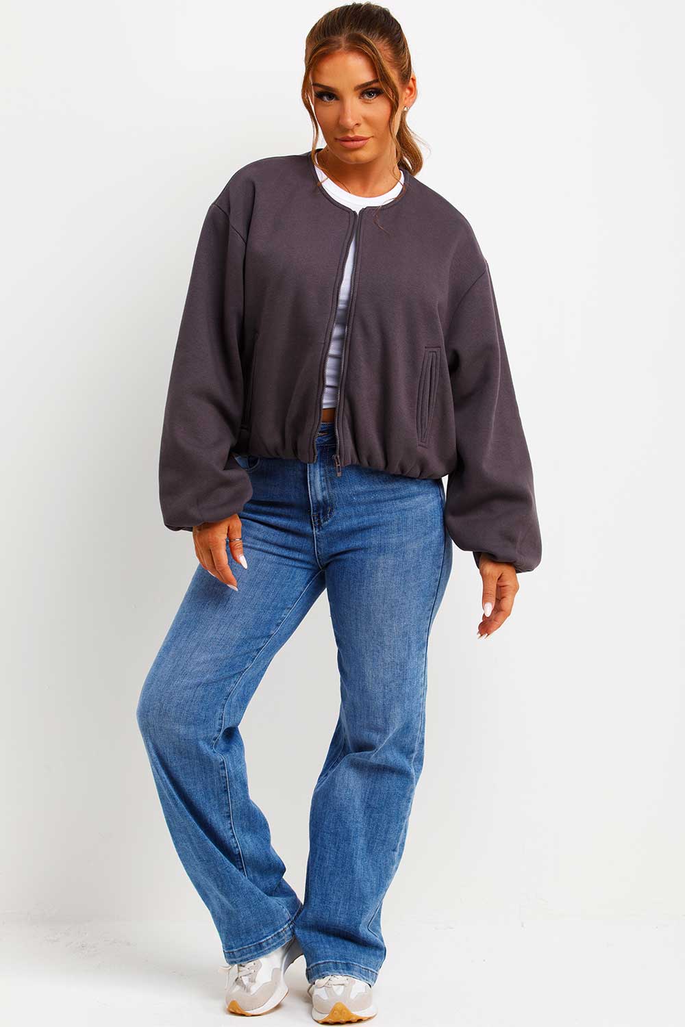 zara womens soft bomber jacket sale uk