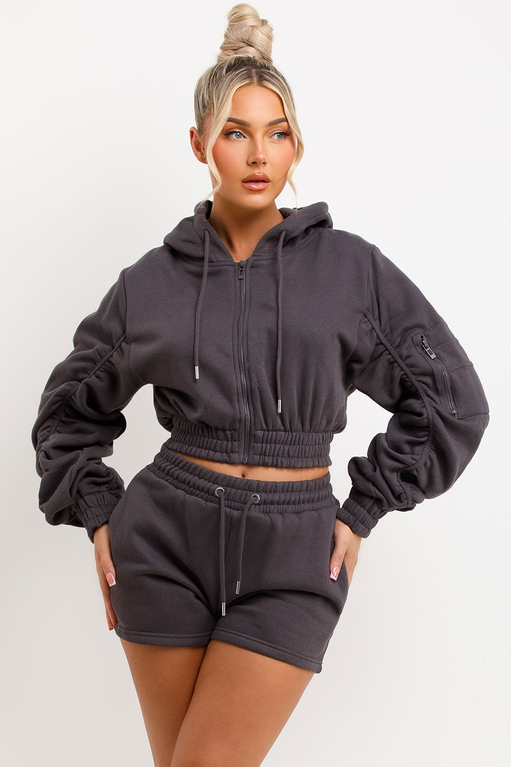 womens short tracksuit set summer loungewear