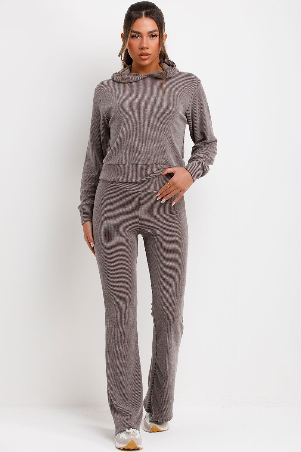 ribbed co ord set loungewear
