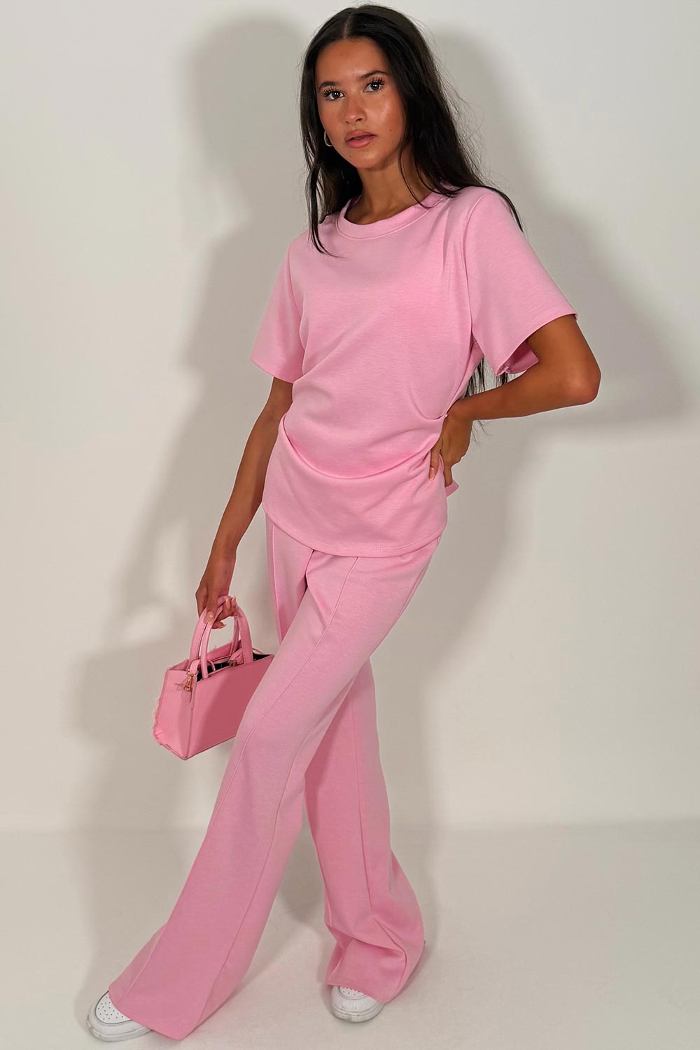 womens travel airport outfit summer lounge set