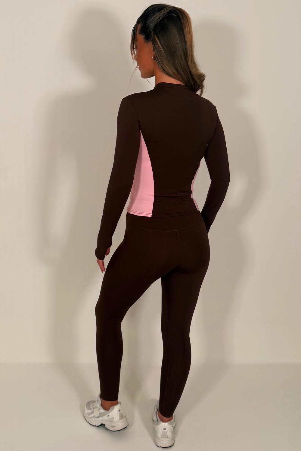 womens lululemon sports track jacket and high waist leggings co ord set styledup uk