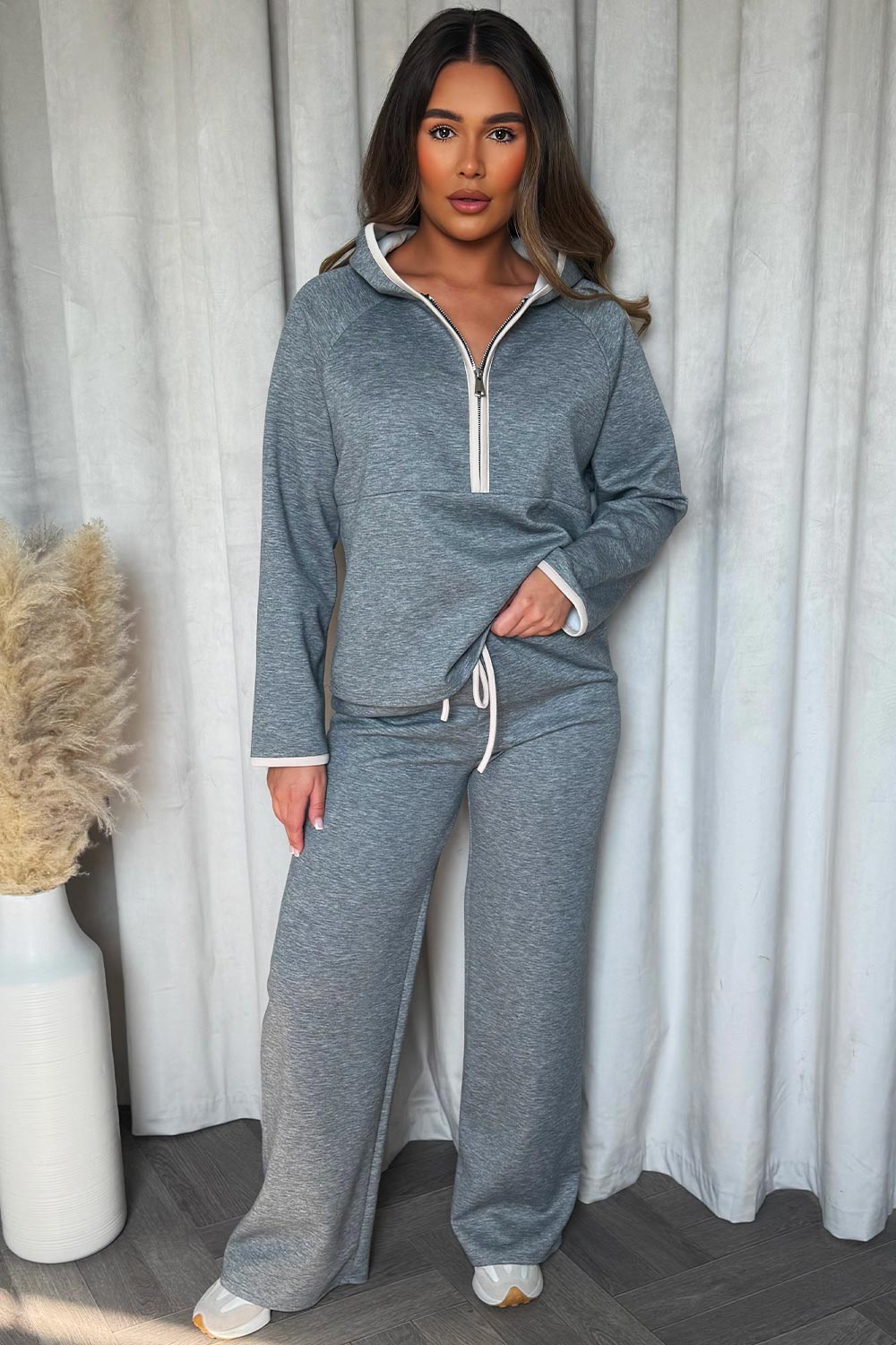 womens sweatshirt and joggers loungewear co ord set styledup