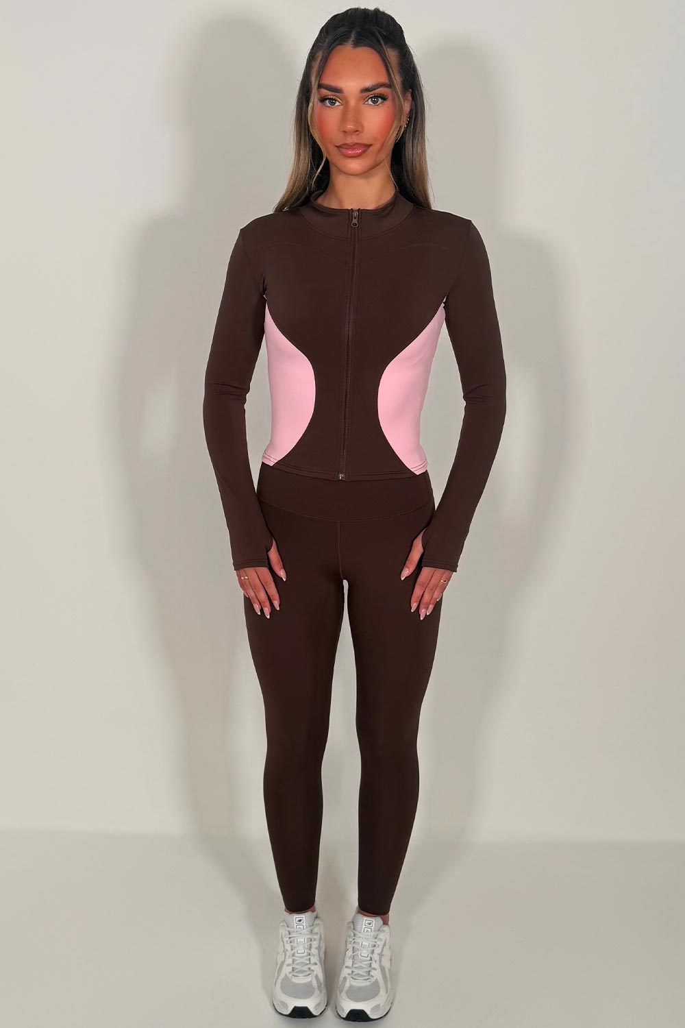 womens lululemon jacket and leggings co ord activewear for gym yoga pilates styledup uk