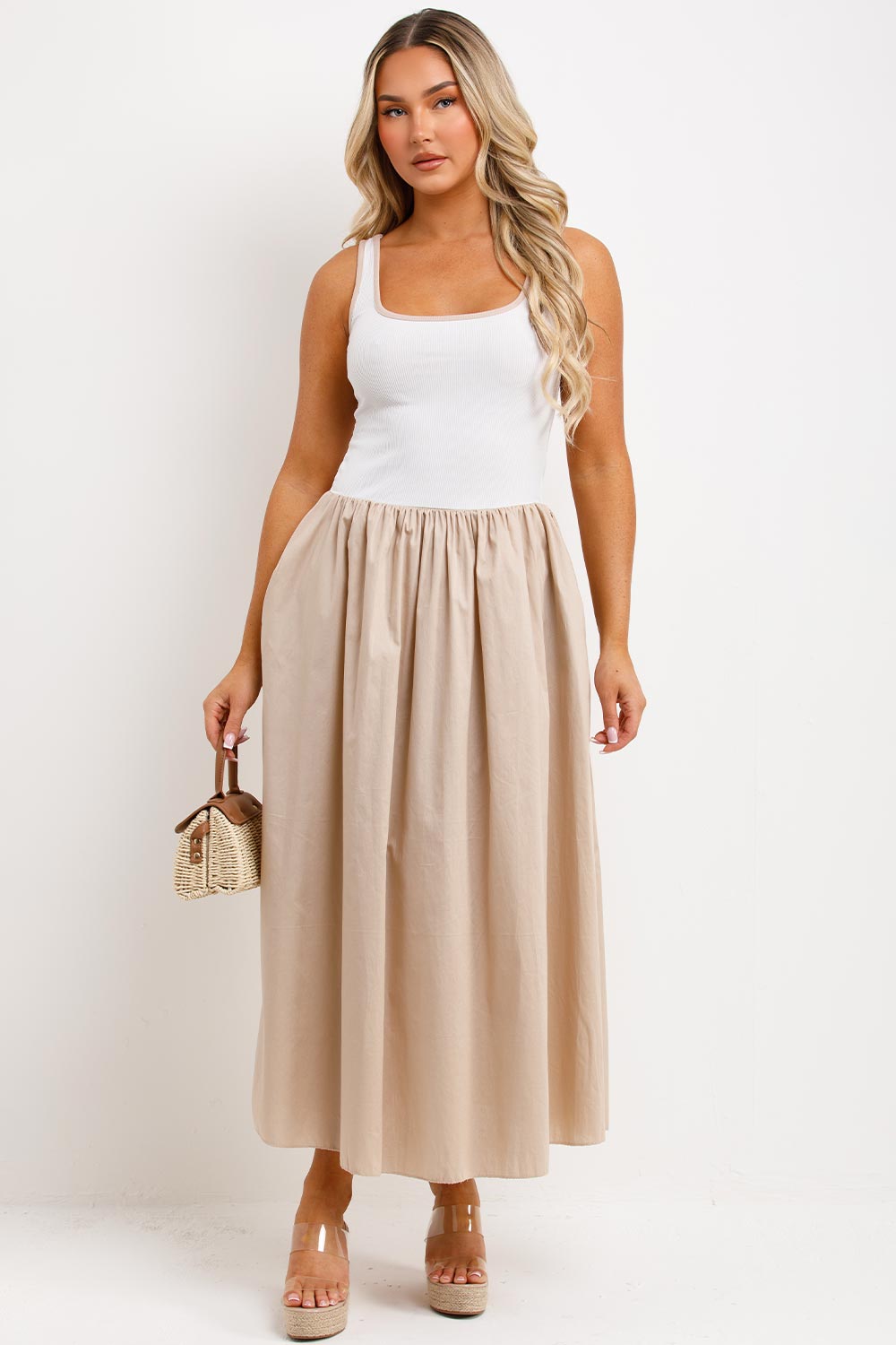 racer sleeveless summer holiday maxi dress styledup