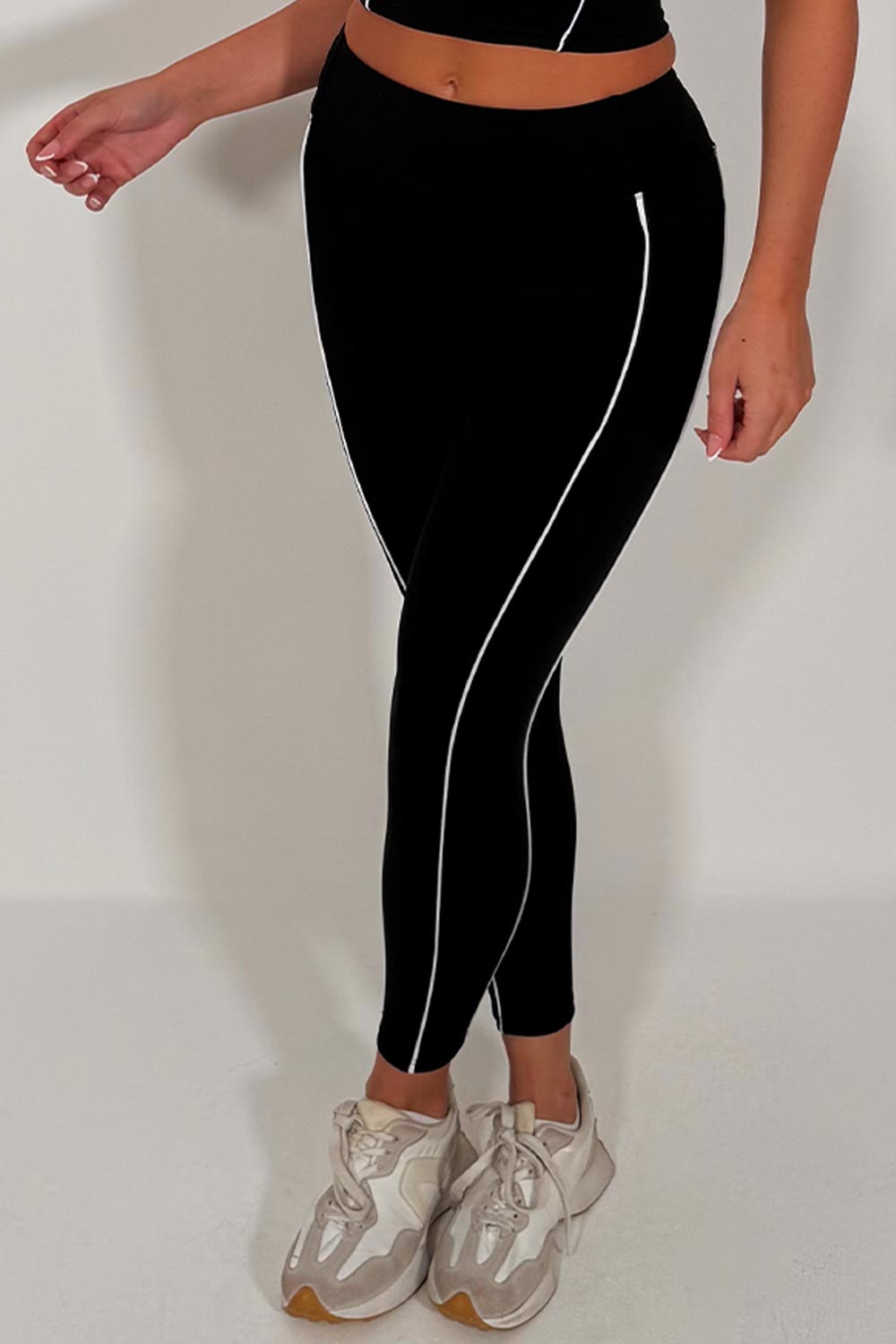 airbrush high waist legging and double up top two piece matching set alo yoga uk styledup fashion sale