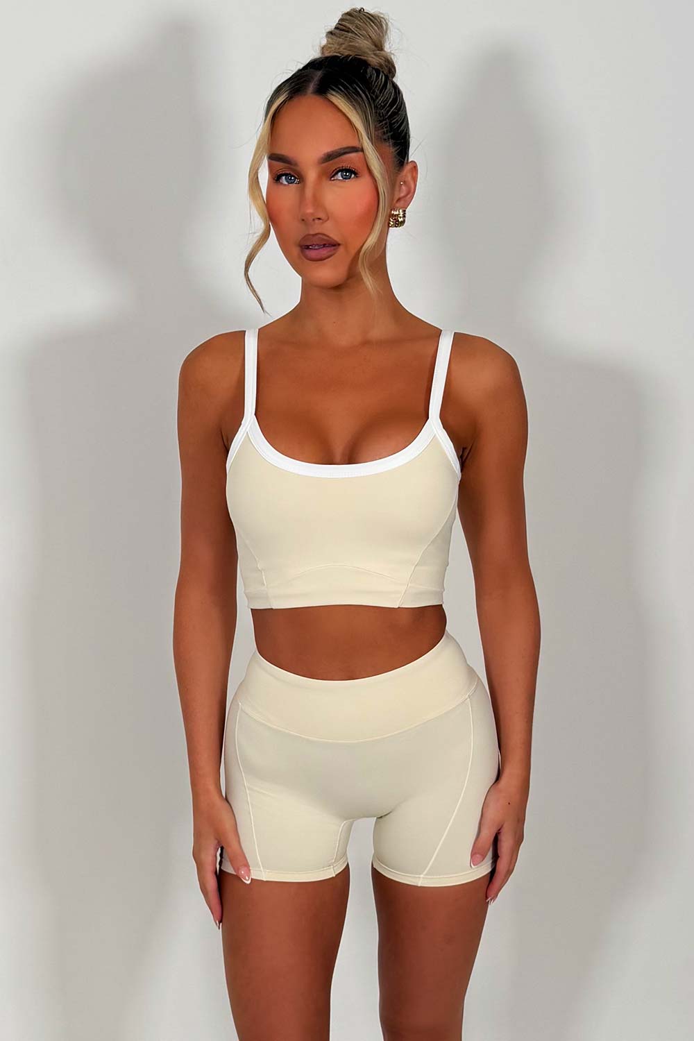 womens alo yoga pilates shorts outfit uk sale styledup