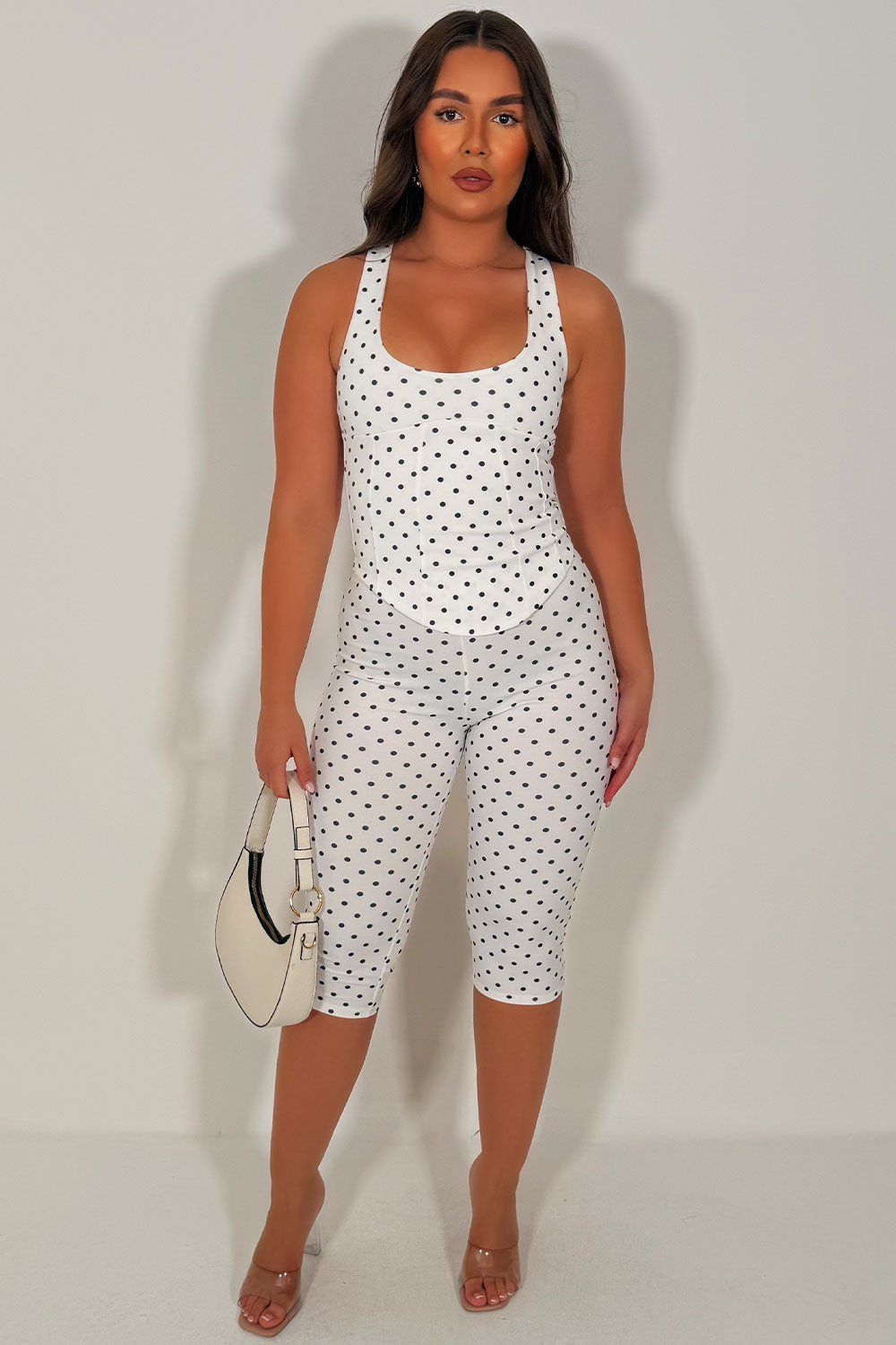 corset top and capri pants two piece co ord set summer festival holiday outfits uk