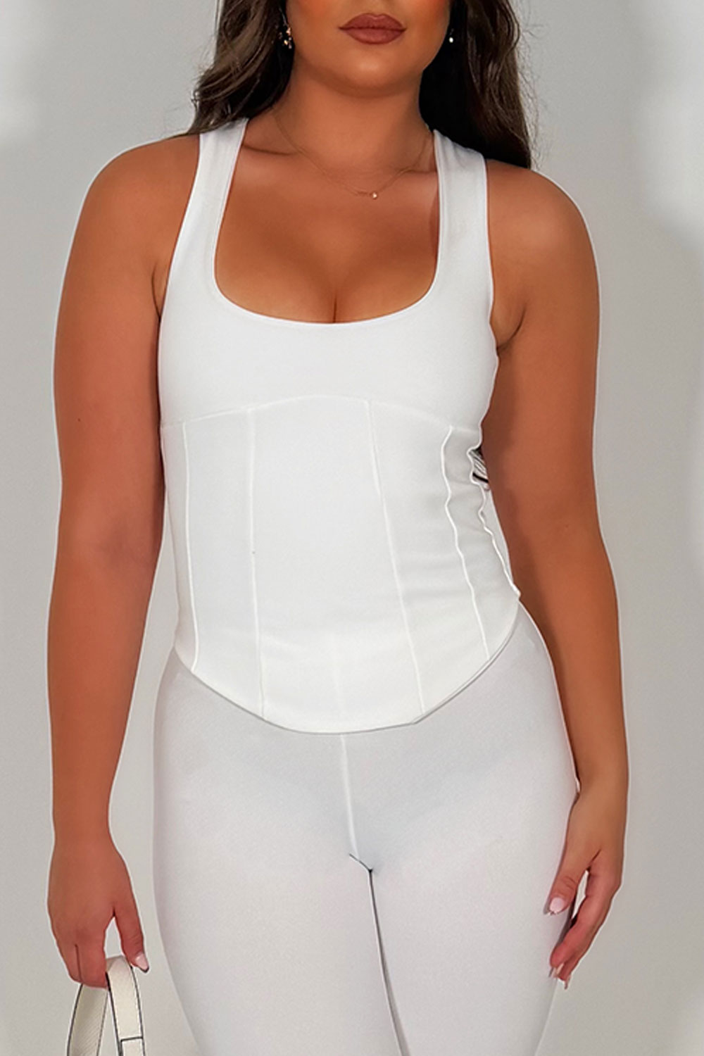 corset top and capri pants two piece co ord set summer festival holiday outfits uk