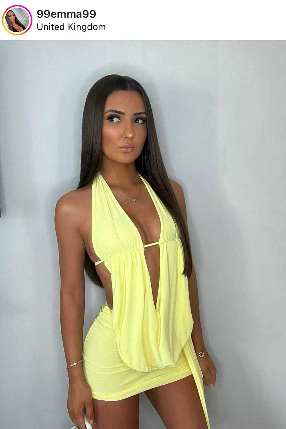 cowl halter neck backless top and drape skirt set going out summer festival rave outfit