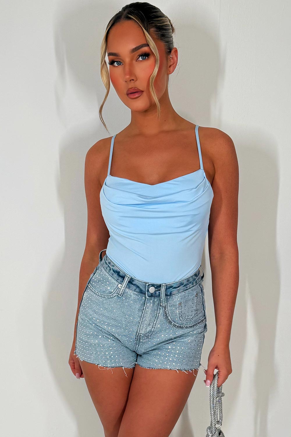 cowl neck going out top holiday occasion clothes