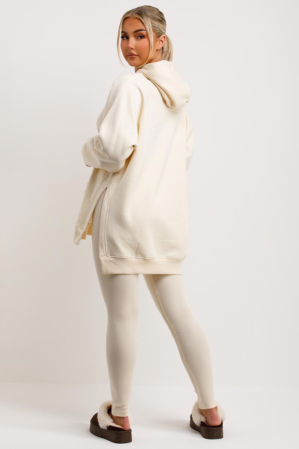 womens oversized hoodie and leggings set