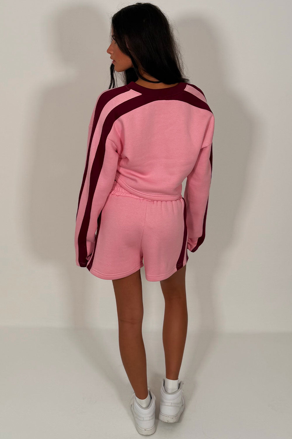 pink summer lounge set airport outfit styledup uk