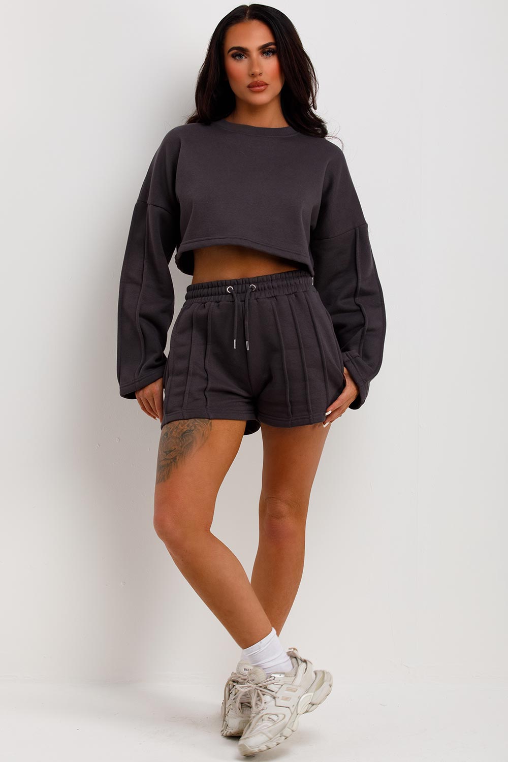 short tracksuit womens summer loungewear set uk