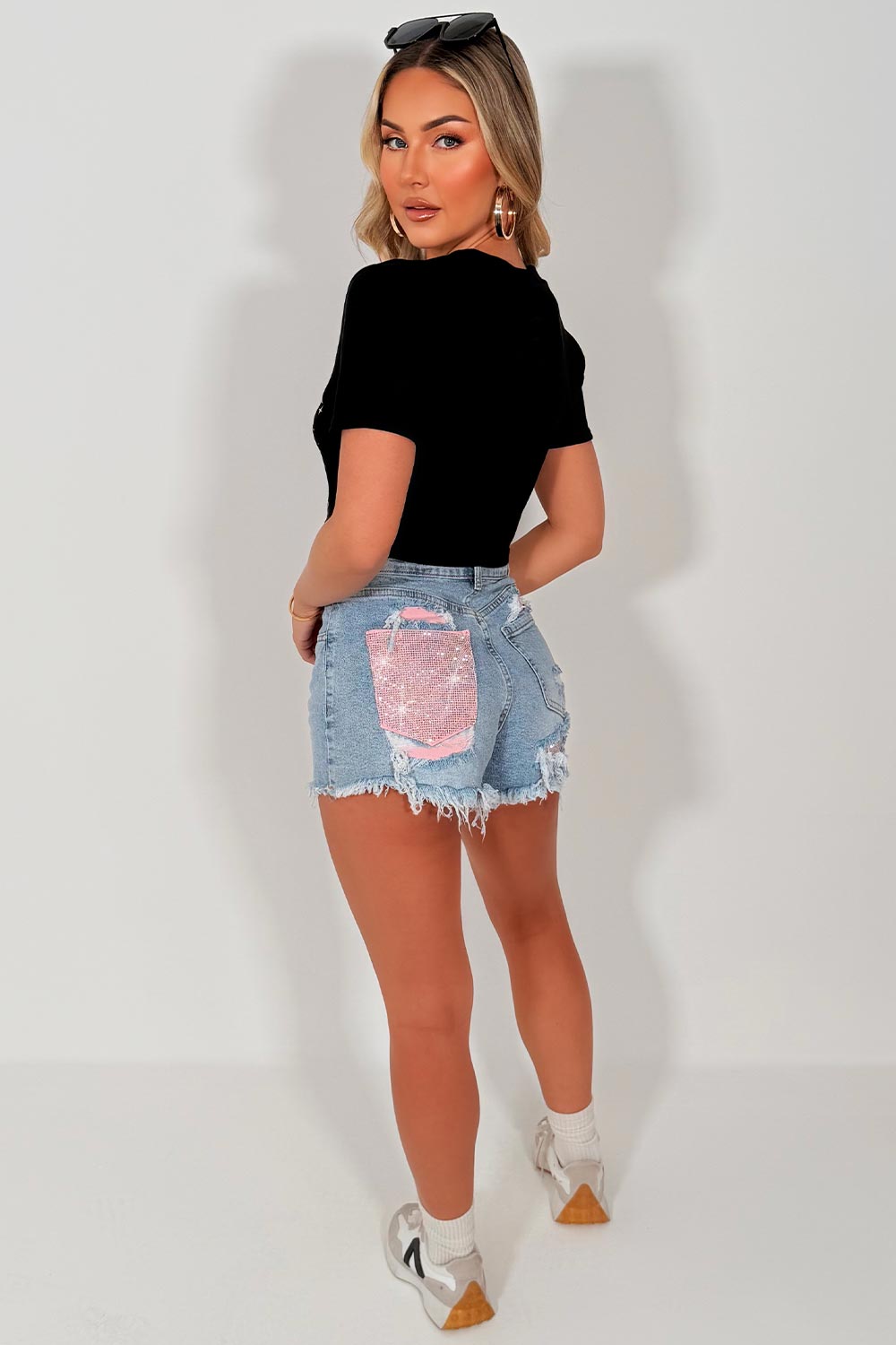 teddy graphic baby tee black crop t shirt womens festival clothes black