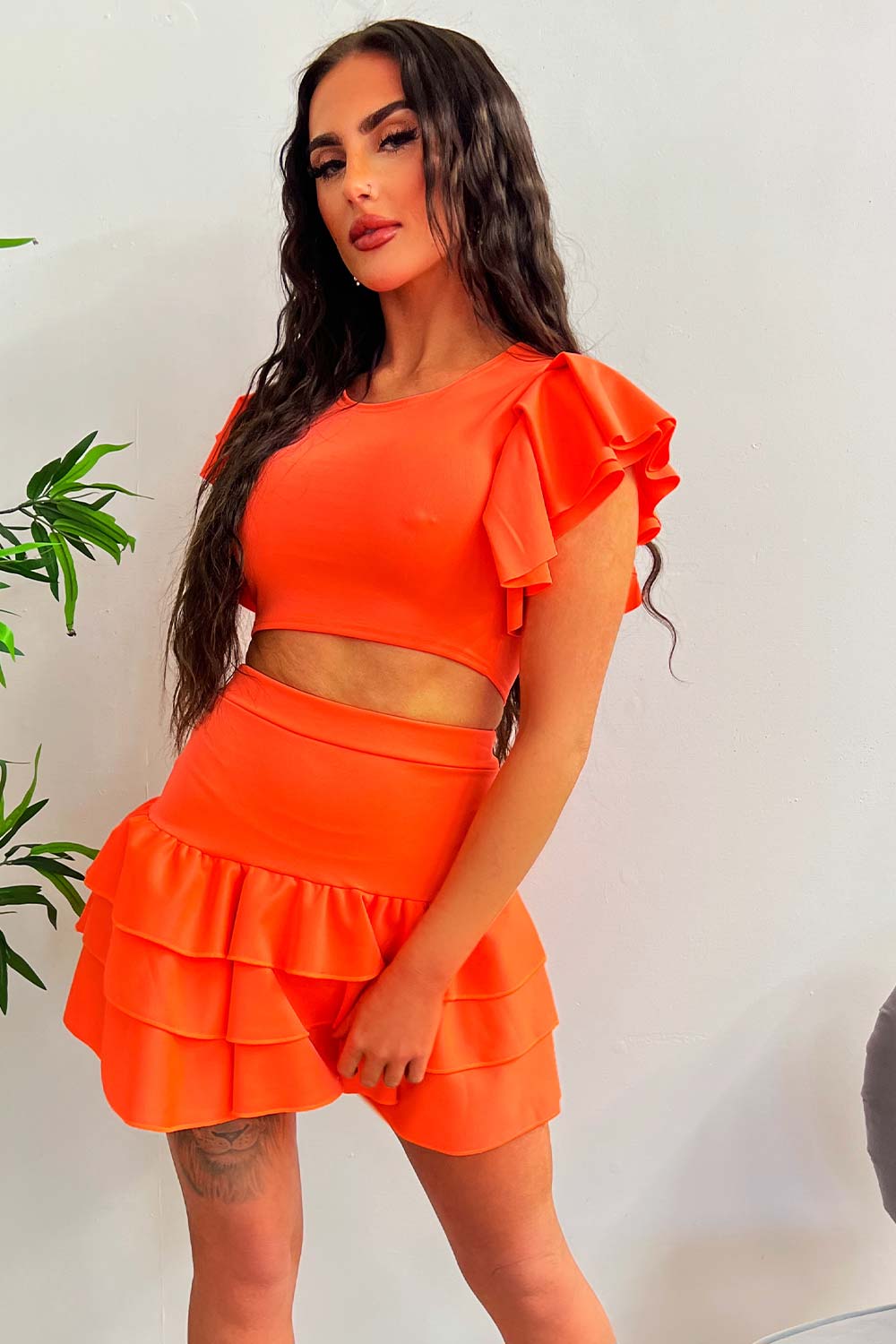 rara skirt and crop top co ord